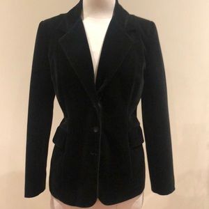 Women’s tailored velvet blazer jacket